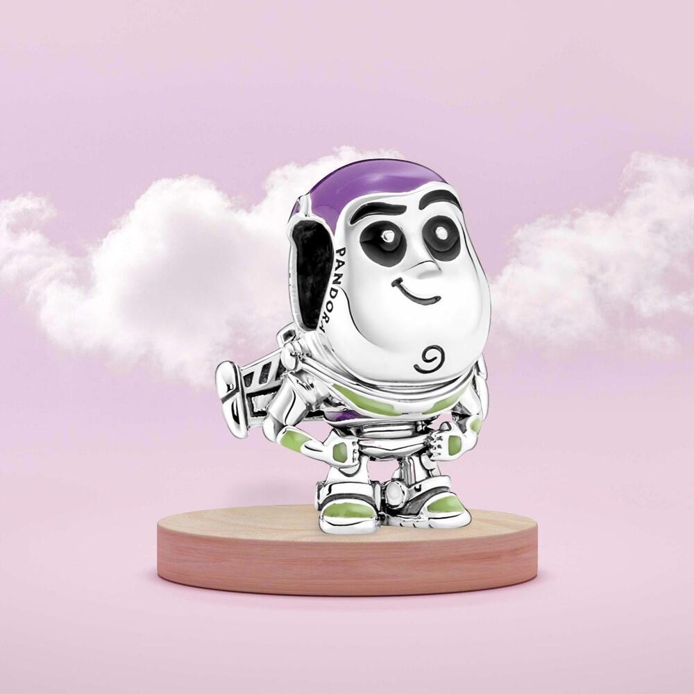 Buzz Light Year Toy Story Pandora Style Charm for Bracelet Silver